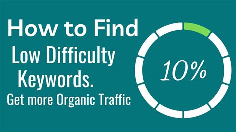 How To Find Low Competition Keywords For Seo With High Traffic