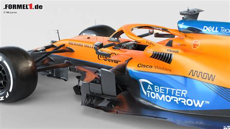 Fotos Formel 1 Autos 2021 Präsentation McLaren MCL35M Foto 12 24