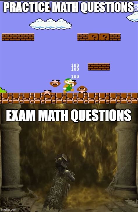 Practice Vs Exam Imgflip