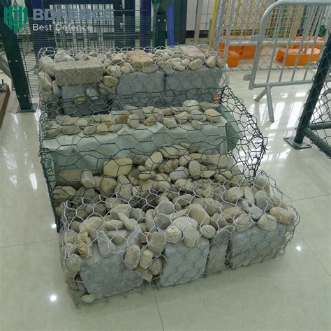 Gabion Mesh Bd Fence Tray Plastic Film Gabions Stone Cages Gabion