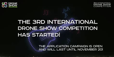 Third International Drone Show Competition now taking entries