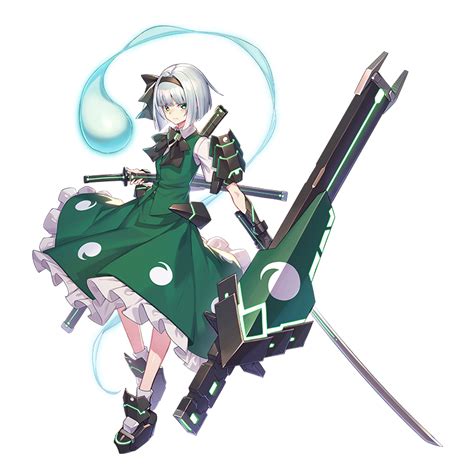 Takamine Nadare Konpaku Youmu Konpaku Youmu Ghost Touhou Official