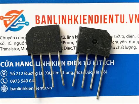 Diode Cầu KBL410 4A 1000V vuông