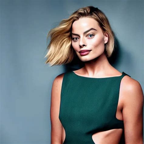 Margot Robbie Portrait Professional Photograph Stable Diffusion