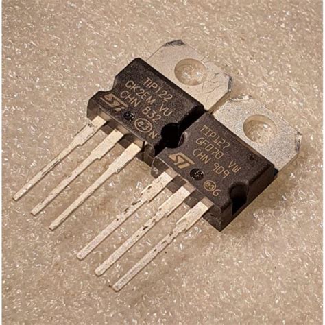 Jual TIP122 TIP127 NPN PNP Darlington Power Transistor TIP122 Kab