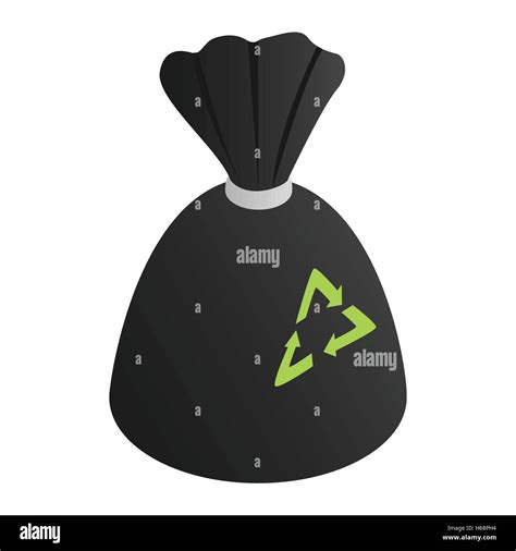 Black Rubbish Bag Stock Vector Image And Art Alamy