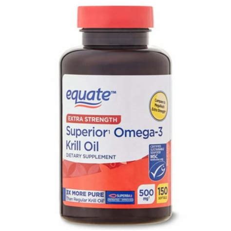 Extra Strength Krill Oil Mg Count Softgels Kroger