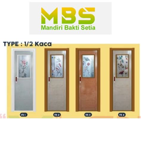 Jual Pintu Kamar Mandi Pvc Maximus Kaca Shopee Indonesia