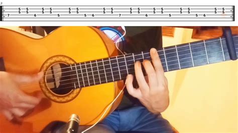 Falseta Rumba Arpeggio Pulgar With Tab Flamenco Guitar Fingerstyle