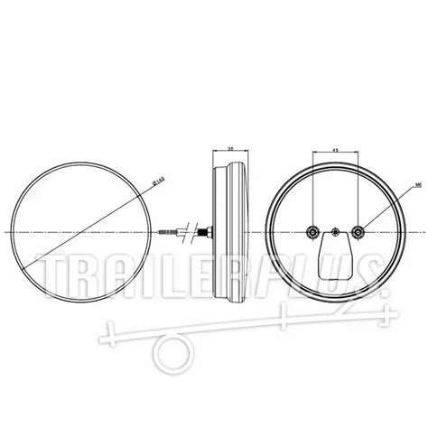 Fristom Led Achterlicht Rond Met Dyn Knipperlicht V M Kabel