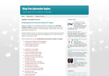 Blog Para Aprender Ingles Altabloggers Directorio De Blogs Para Bloggers