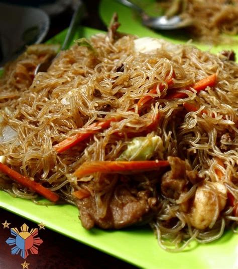 Filipino Fried Rice Noodles Pancit Recipe Pancit Pancit Bihon Recipe ...