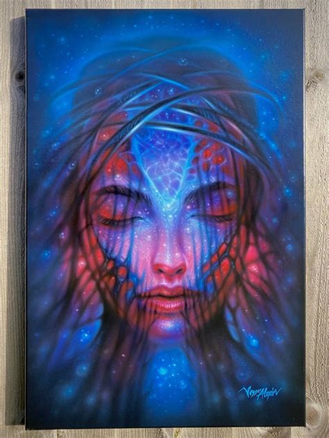 Aura Airbrush Painting by Vesso Alexiev | Saatchi Art