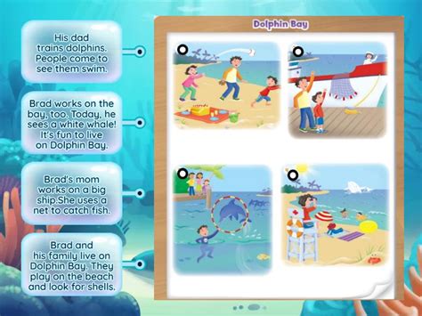 Oxford Phonics 4 Story Dolphin Bay Labelled Diagram