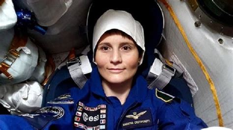 Mal L Astronauta Samantha Cristoforetti Parte Per La Missione Futura