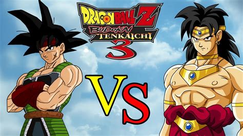 Bardock Vs Broly Dragon Ball Z Budokai Tenkaichi 3 Gameplay Lets