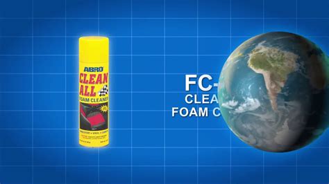 ABRO Clean All Foam Cleaner YouTube