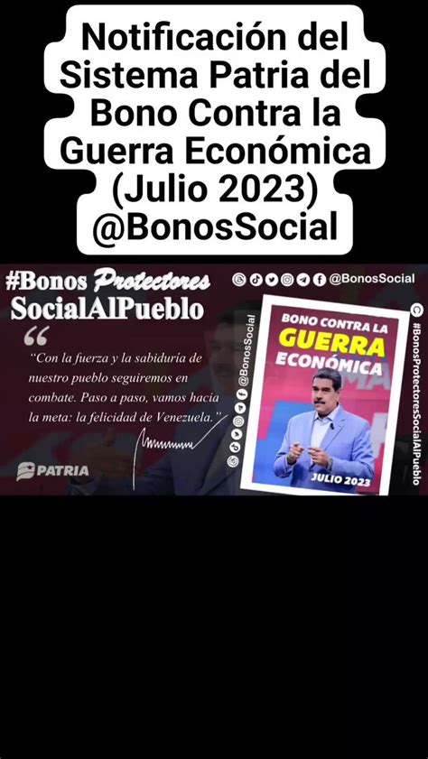 Bonos Protectores Social Al Pueblo On Twitter Usuario Del