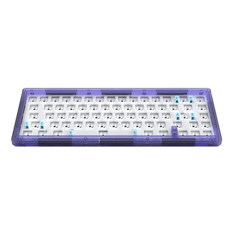 Fankhu Diy Rgb Backlight Hot Swap Keys Nkro Wired Mechanical Keyboard Kit Purple Walmart