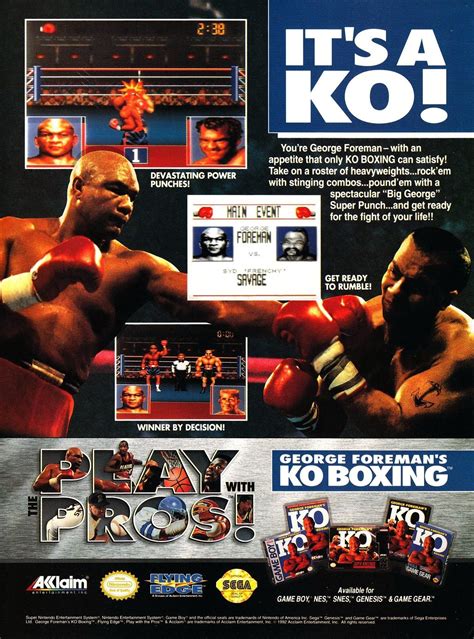 George Foreman S Ko Boxing Images Launchbox Games Database