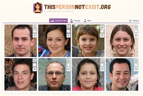 Generate Realistic Faces With AI - ThisPersonNotExist