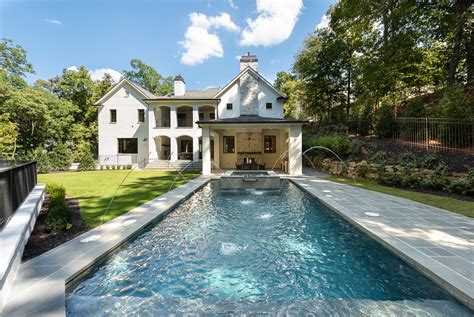 Tuxedo Park Buckhead Atlanta Georgia Classique Chic Piscine