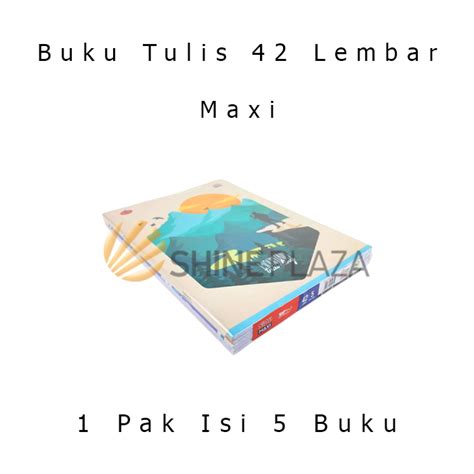 Pack Buku Tulis Maxi Lembar Pak Isi Buku Sidu Sinar Dunia