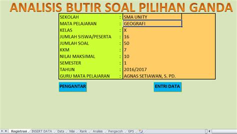 Detail Contoh Analisis Butir Soal Pilihan Ganda Koleksi Nomer 36