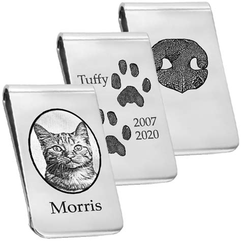 Pet Personalized Money Clip | Gifts for Men | Memory Forge