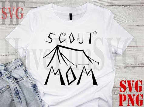 Scout Mom Svg Camping Svg Scout Mom Png Tent Svg Scout Png Etsy In