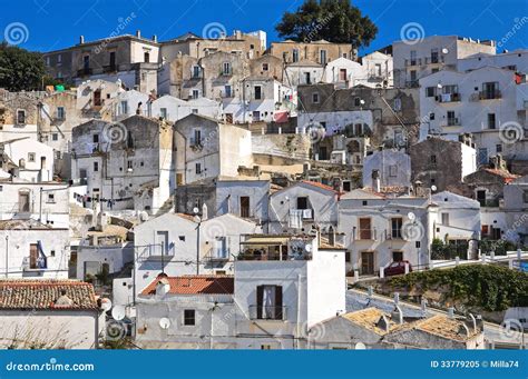 Punto Di Vista Panoramico Di Monte Sant Angelo La Puglia L Italia