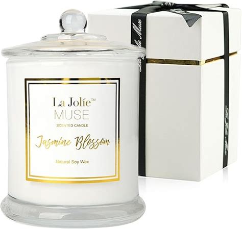 La Jolíe Muse Scented Candles Gifts for Women 9 9 oz Large Jasmine