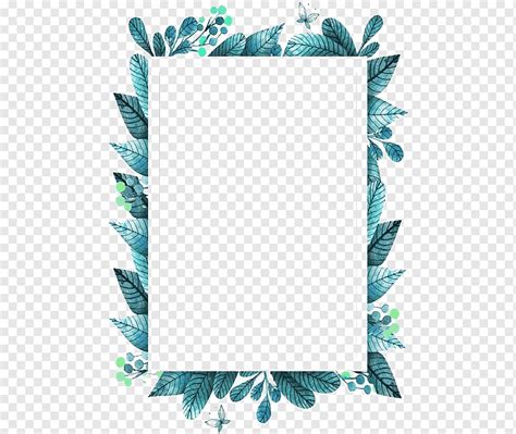 Frames Film Frame Green Leaf Frame Title Border Frame Leaf Png