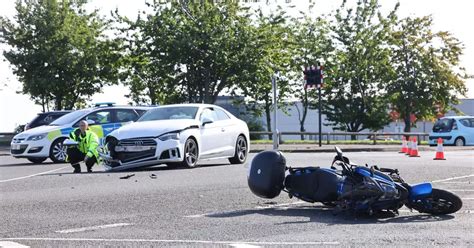 Motorcyclist Taken To Hospital After Serious Crash On Busy Byker