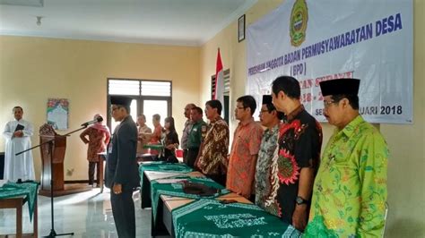 Peresmian Calon Anggota Badan Permusyawaratan Desa Bpd Se Kecamatan