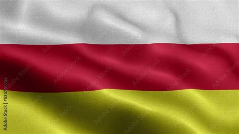 Flag Of North Ossetia North Ossetia Flag High Detail National Flag