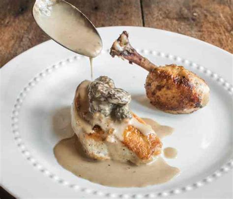 Pan Roasted Chicken with Morel Mushroom Sauce