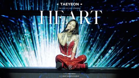 Taeyeon Heart K L The Odd Of Love Concert In Manila