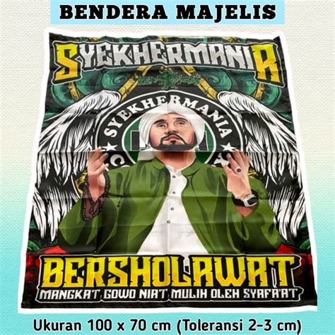 Bendera Mafia Sholawat Besar Bendera Majelis Syekhermania Bendera