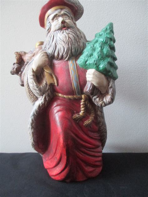 Vintage Ceramic Santa Claus Santa Claus Figurine Old World | Etsy