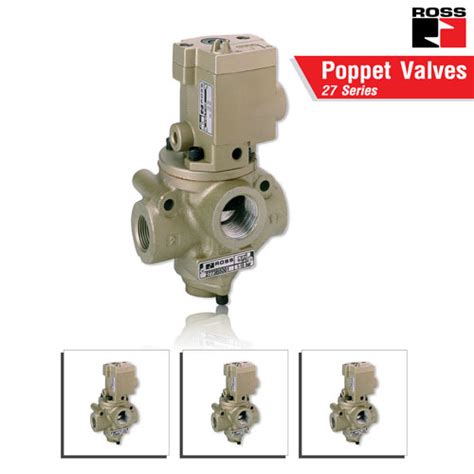 Ross Controls Poppet Valves With Without Control Options Series