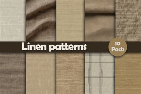 Linen Fabric Patterns Seamless Graphic by STUDIO KAHLINA · Creative Fabrica