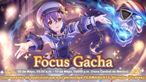 Servidor Japones Focus Gacha De Shinobu Pirates Princess Connect