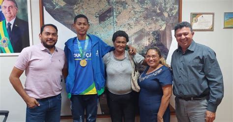 Estudante Medalhista De Ouro No Jebs Homenageado Pelo Munic Pio