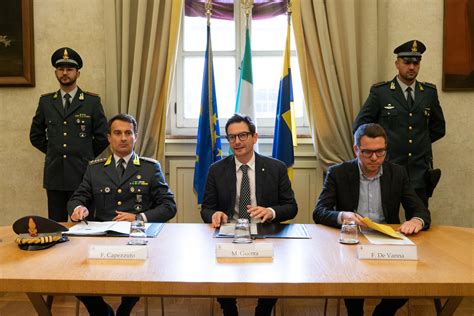 Protocollo Dintesa Tra Comune Di Parma E Guardia Di Finanza Per Il