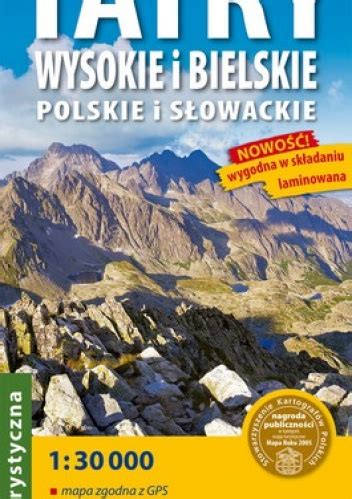 Tatry Wysokie I Bielskie Mapa Turystyczna Laminowana 1 30000 ExpressMap