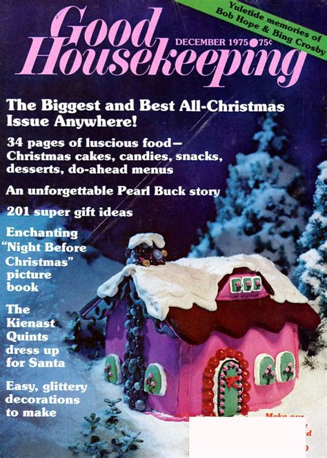 Good Housekeeping December 1975 Good Housekeeping Housekeeping