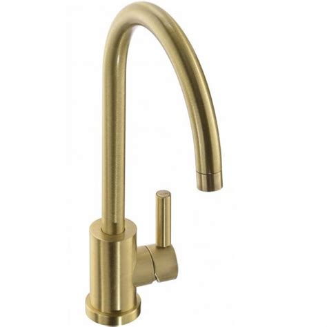 Abode Atlas Brushed Brass Single Lever Kitchen Sink Mixer Tap AT2102