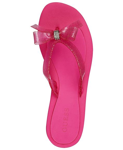 Guess Tutu Bow Flip Flops Reviews Sandals Flip Flops Shoes