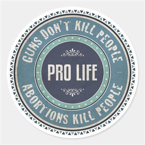 Pro Life Classic Round Sticker Zazzle